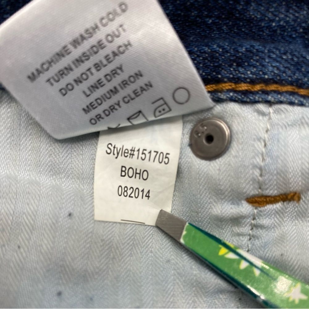 HENRY & BELLE PATCHWORK BOYFRIEND JEANS - Picture 9 of 15